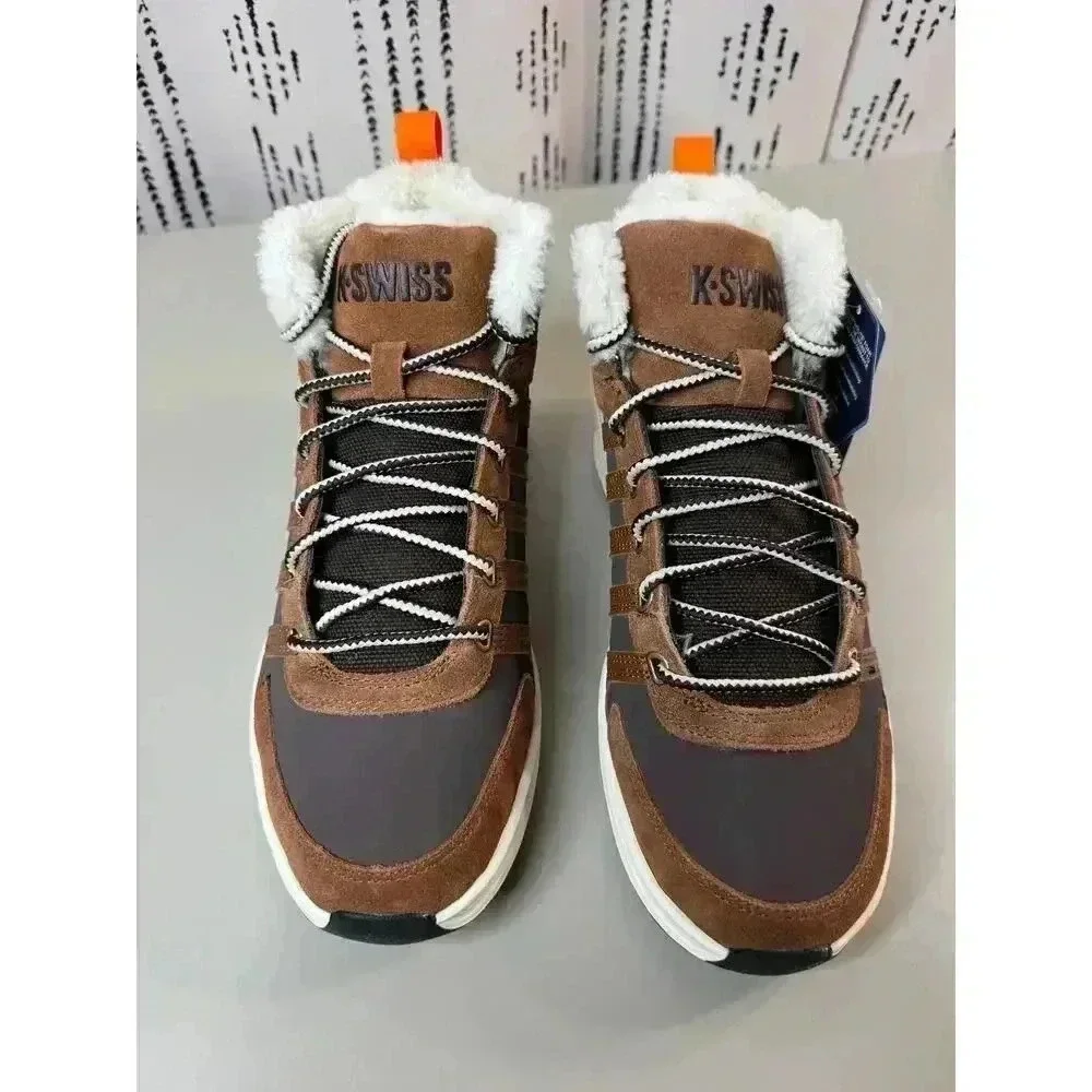 K-Swiss NWT Men’s Vista Trainer Mid Winter Sherpa Lined Size 8 Hike Outdoor Gorp - Picture 7 of 13